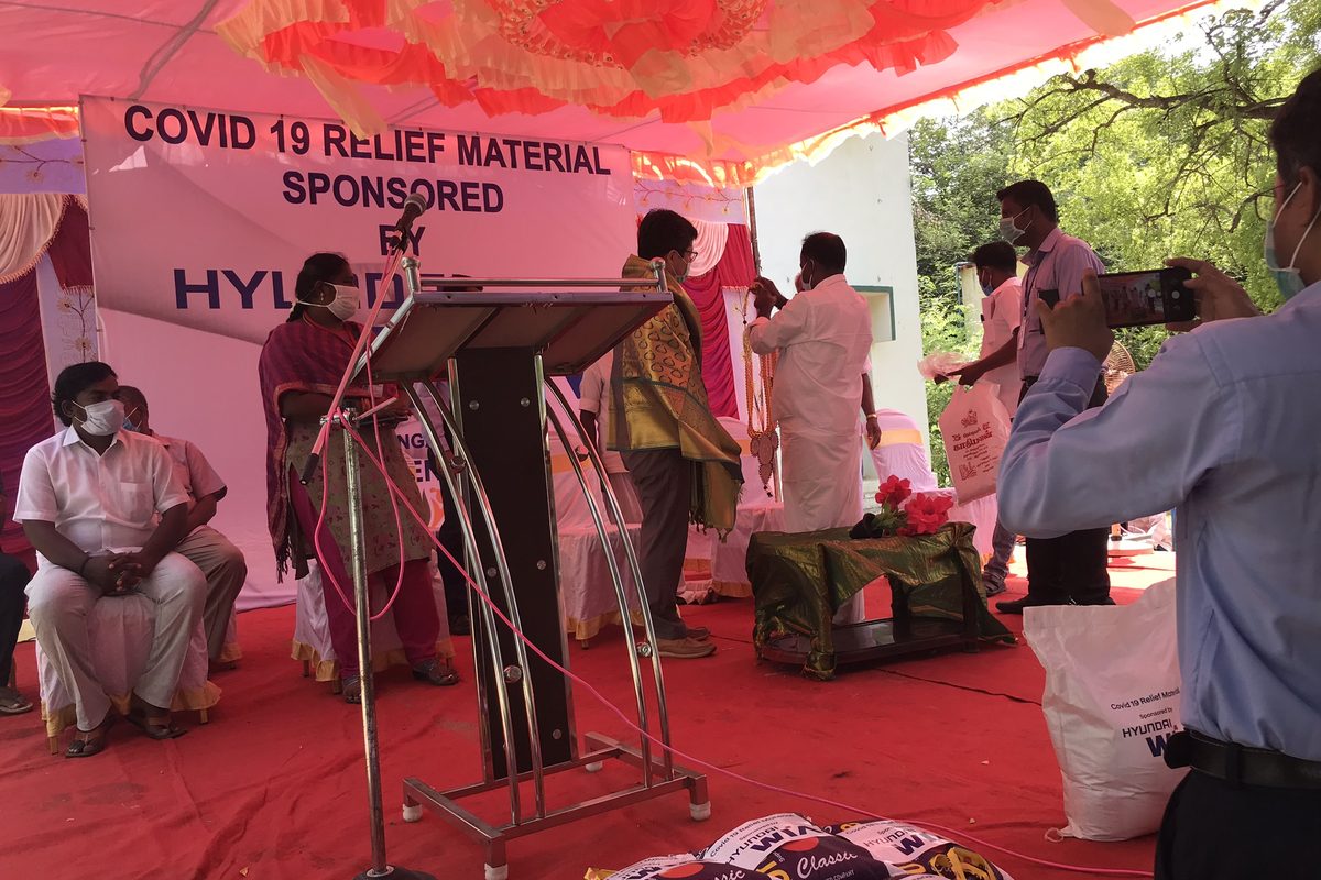 Cyclone relief for 2,000 families