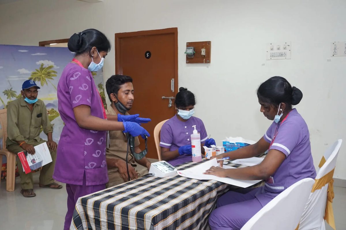 Community health camps and screening
