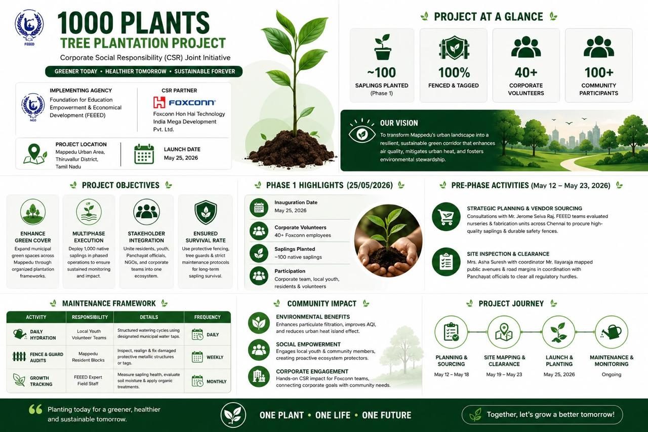 1000 Plants project summary sheet